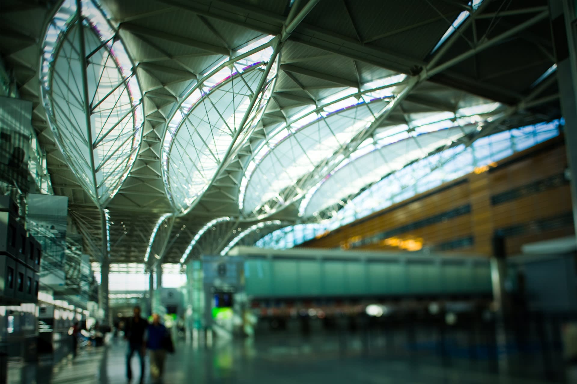 SFO airport for wellness abstract art